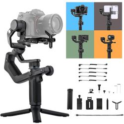 Camera Stabilizer 3-Axis All in One Handheld Mirrorless/Pocket/Action Camera/Smartphone Gimbal,for Canon Panasonic Fuj