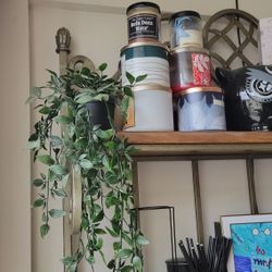 Vintage Bakers Rack / Coffee Bar