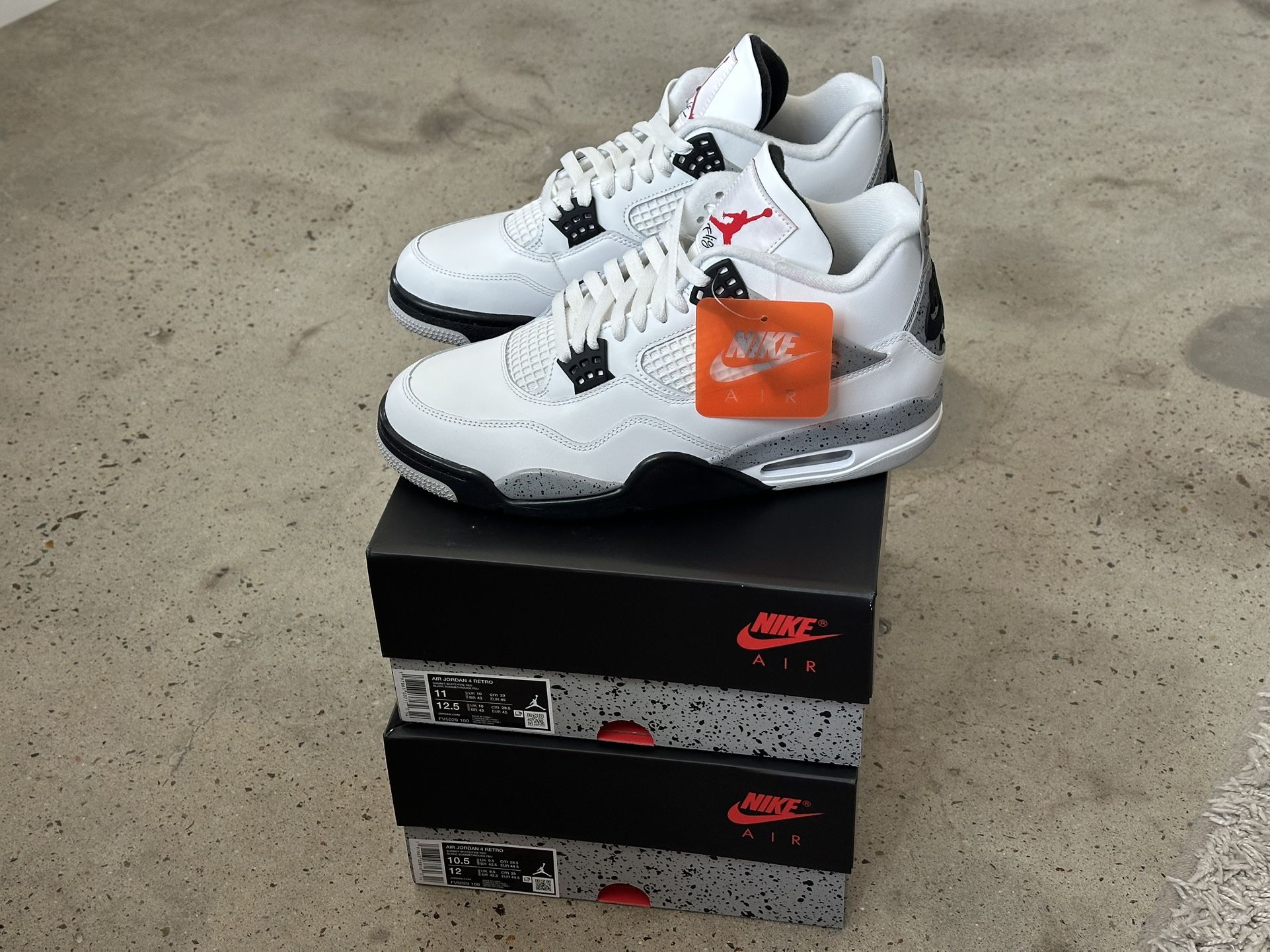 Jordan 4 OG Retro - White Cement - Men’s 11