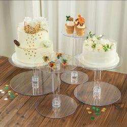 Acrylic Cake Stand Set