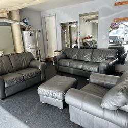 Leather Furniture -$600 For Set