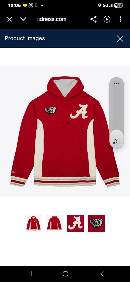 New Mens Alabama State Hoodie