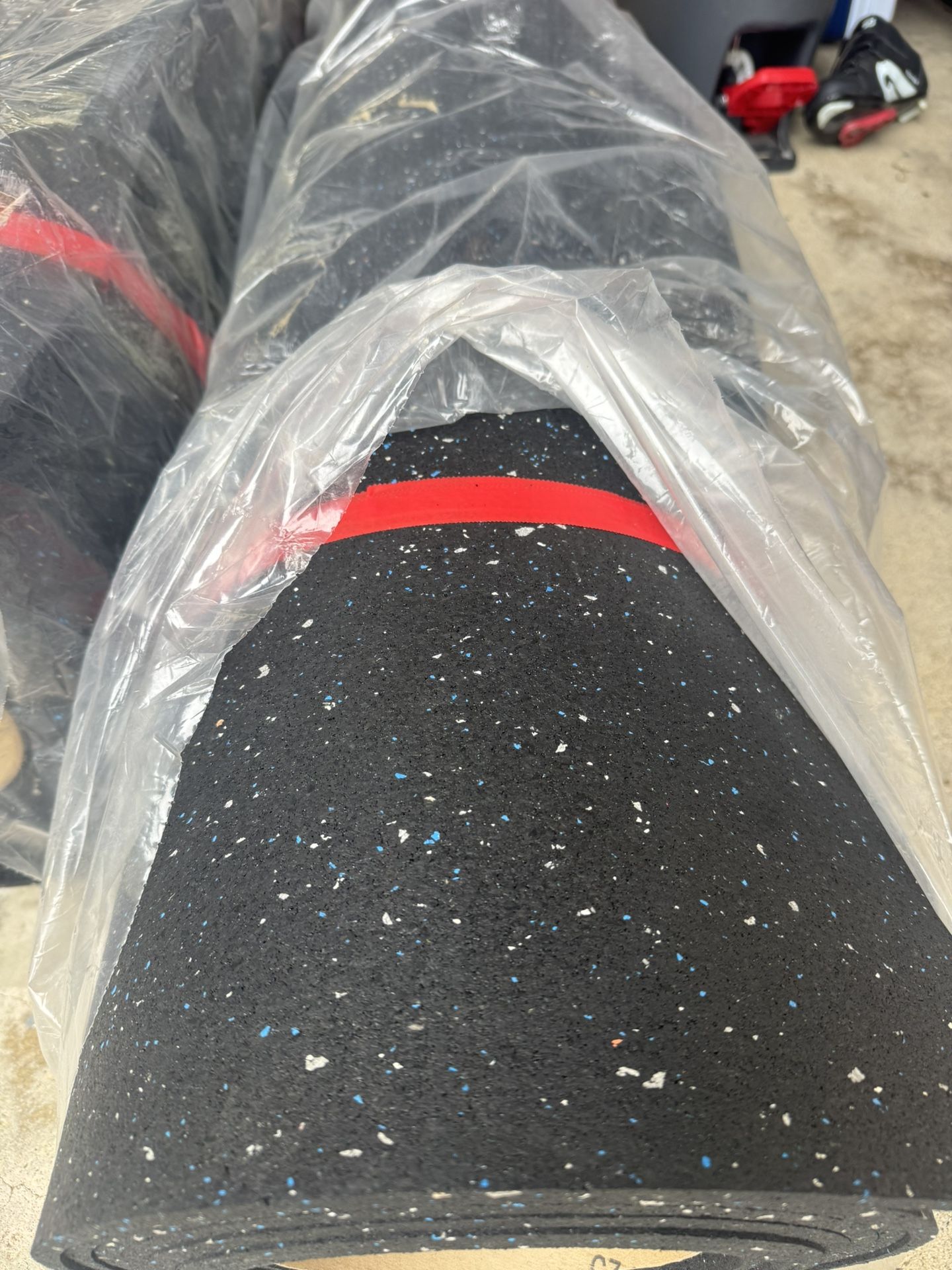 8mm Rubber Gym Flooring Mats - Durable, Multi-Speckle Design - Free Delivery