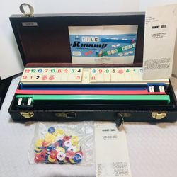 Vintage 1977 Crisloid Rummy Tiles Game