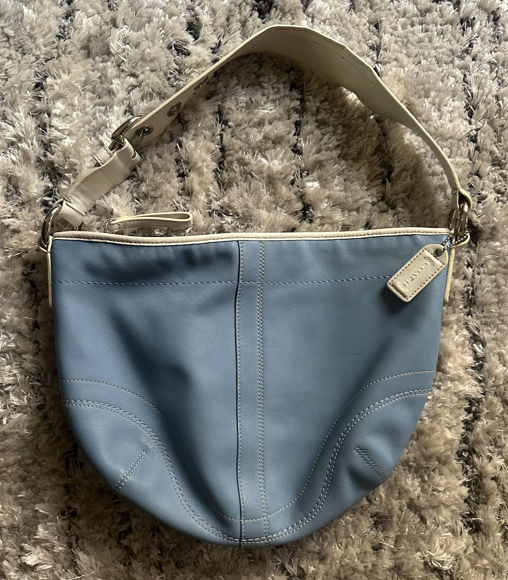 Coach Vintage Blue Shoulder Bag