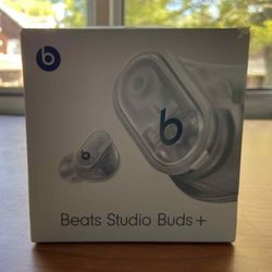 📢 *Beats Studio Buds (Clear) – Worn Once, Rejected Like a Bad Date