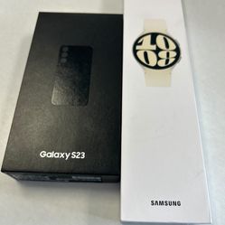 Galaxy S23 And Smart Watch Bundle 
