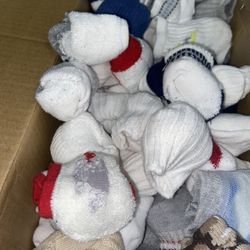 LOT OF 97 SMALL BABY BOYS SOCKS