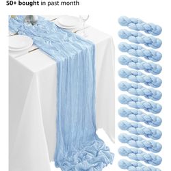 Blue Tablecloth Runners