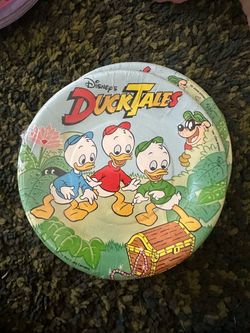 Vintage Disney Duck Tales Birthday Party Plates