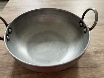 Aluminum Kadai Tin Jam Pan with Handles