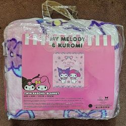 MY MELODY & KUROMI TWIN SIZE BLANKET