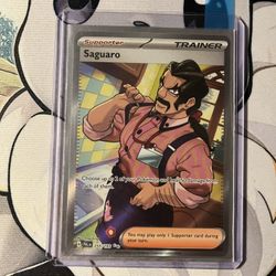 Saguaro Supporter Trainer Pokemon Card 