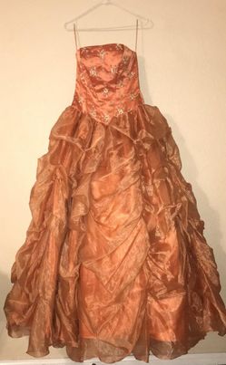 Orange Formal Dress