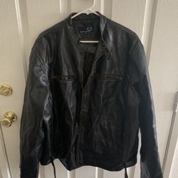 Burnside Leather Jacket Medium