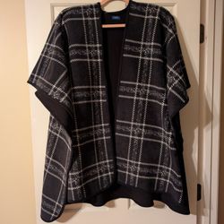 Women's Wrap  Black & White  NEW