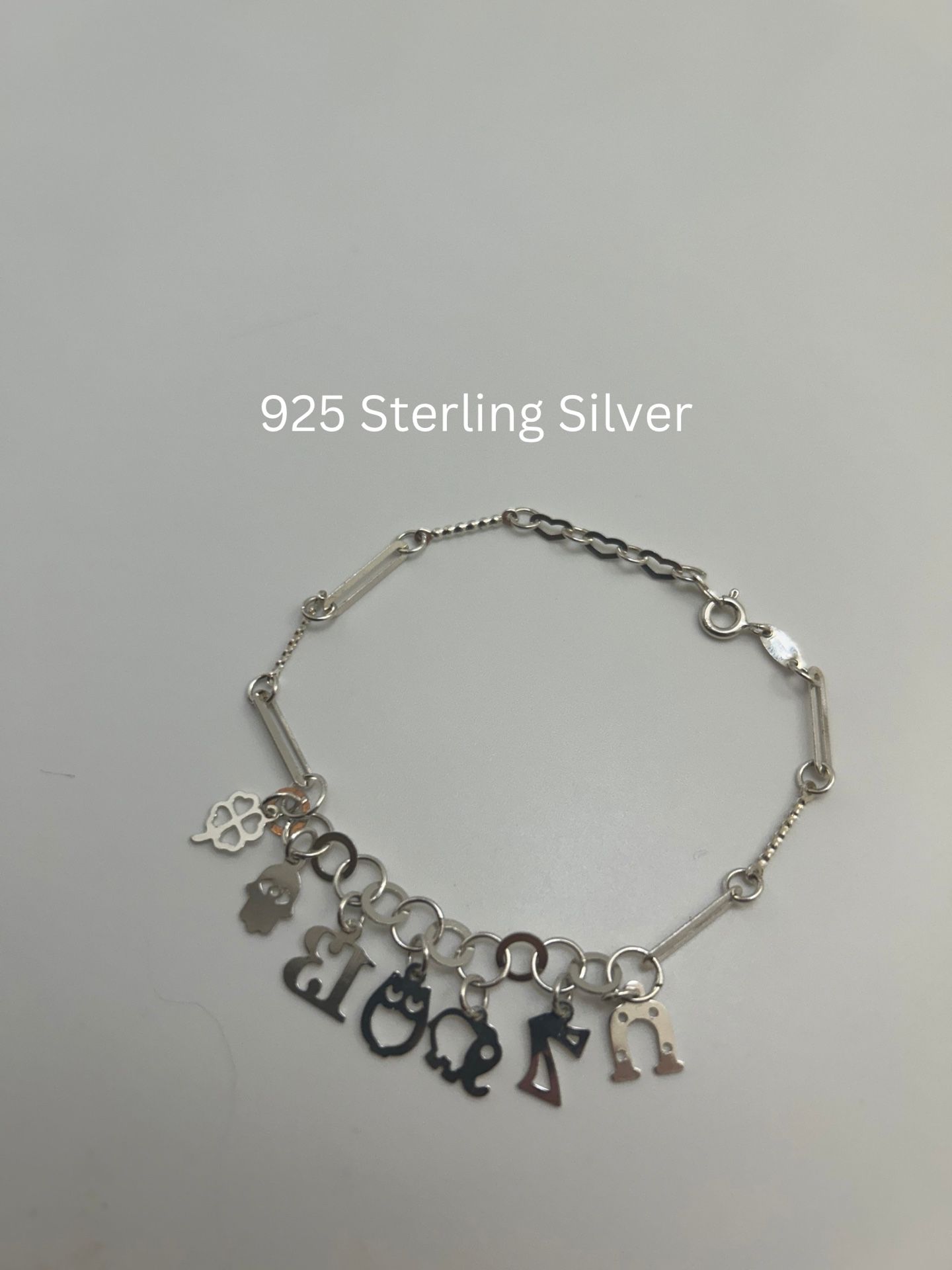 Lucky Sterling Silver Bracelet 