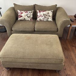 Loveseat And Ottoman