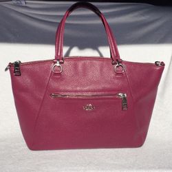 Beautiful Coach Purse Tote Shoulder Bag 