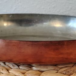 Copper Italian Vintage Au Gratin Pan