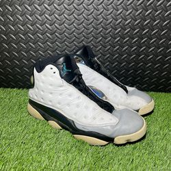 Nike Air Jordan 13 XIII Retro Barons White Black Grey Size 13 Sneakers Shoes