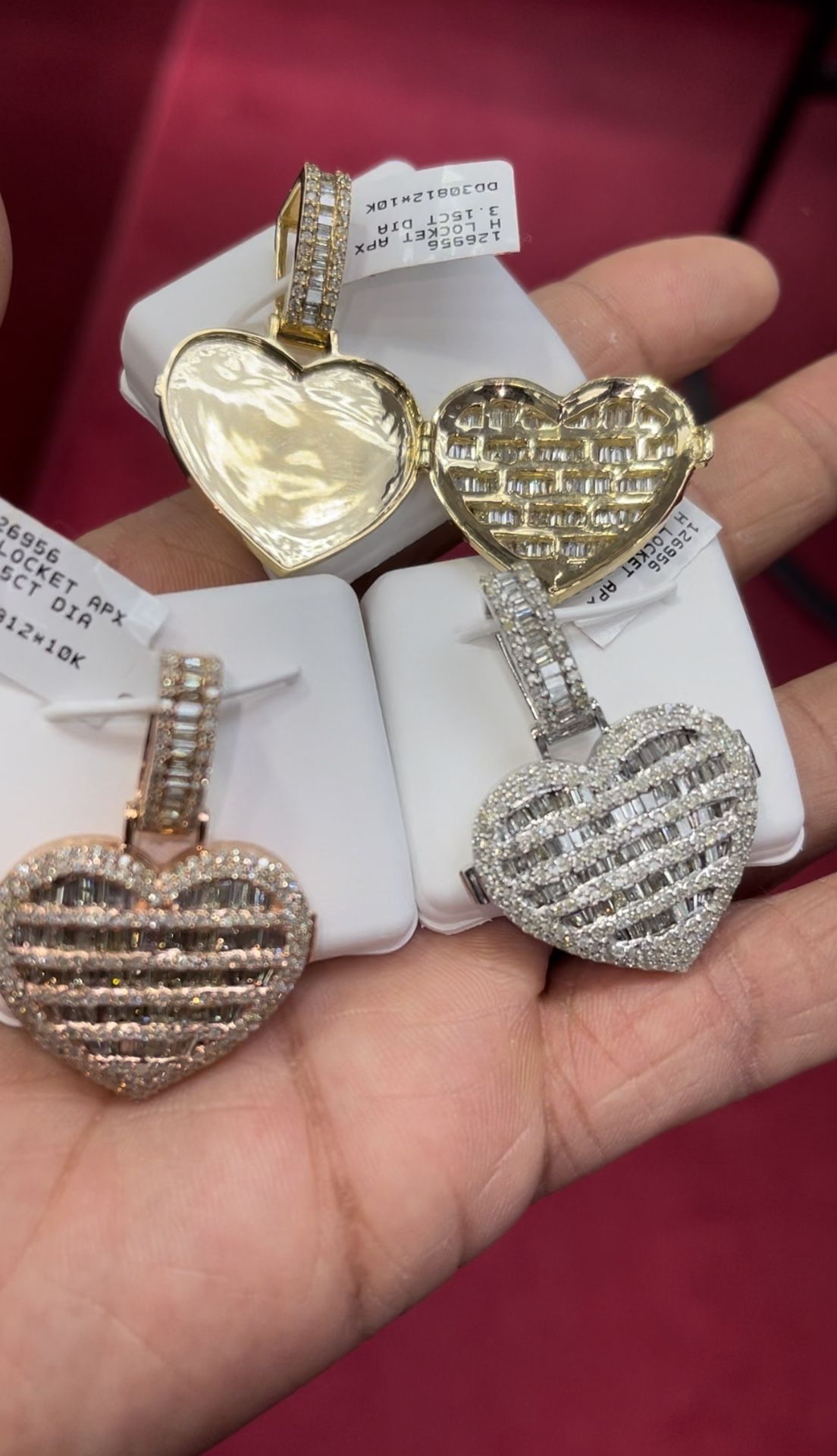 Diamond Heart Locket