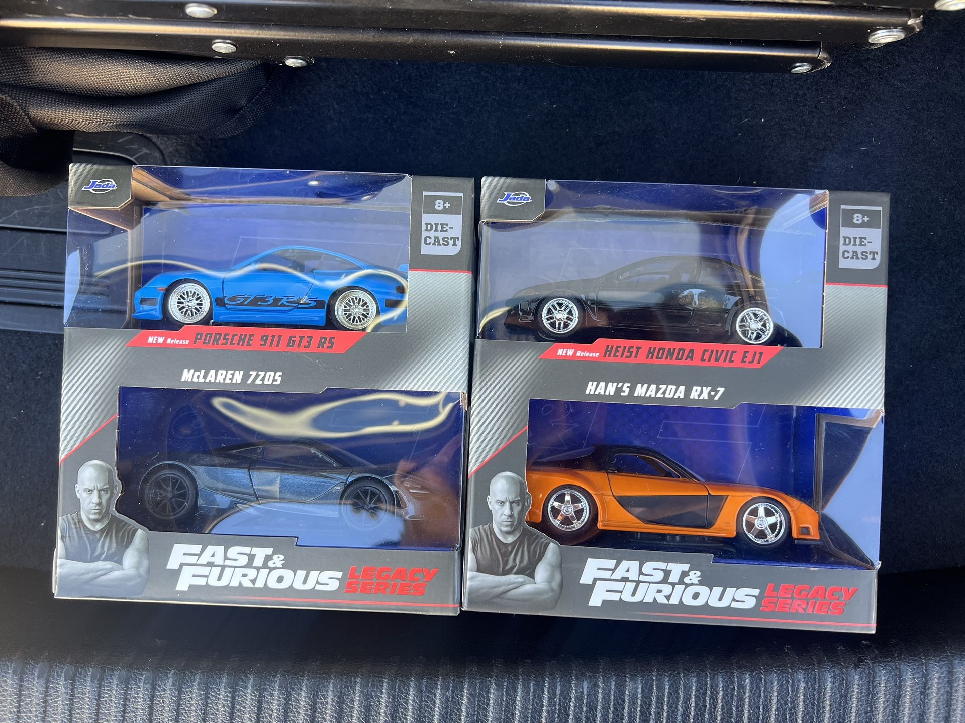 JADA FAST AND FURIOUS LEGACY SERIES MCLAREN 720S/PORSCHE/HONDA