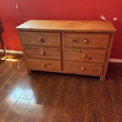 Solid Wood Dresser 