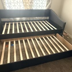 Grey Twin Size Day Bed/ Truffle 