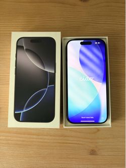UNLOCKED | iPhone 16 Pro | 128gb | Black Titanium