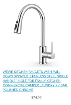 WEWE CROME KITCHEN FAUCET!!