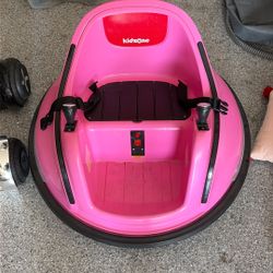 Pink Kidzone Bumper Car 