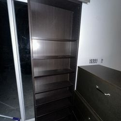 Espresso/Black Shelves (2 Available)