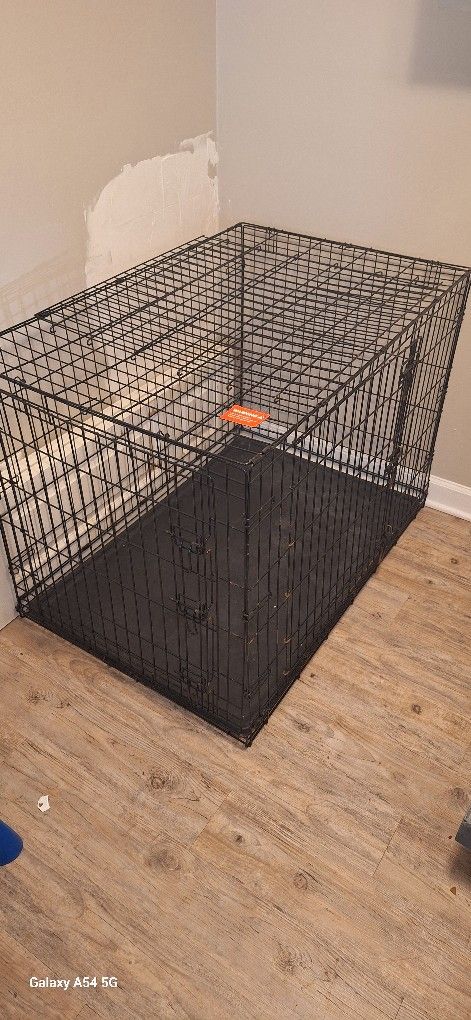 TOP-PAW Double Door XL DOGGY KENNEL