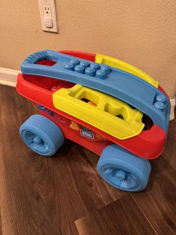 Mega Blocks Wagon With Blocks 
