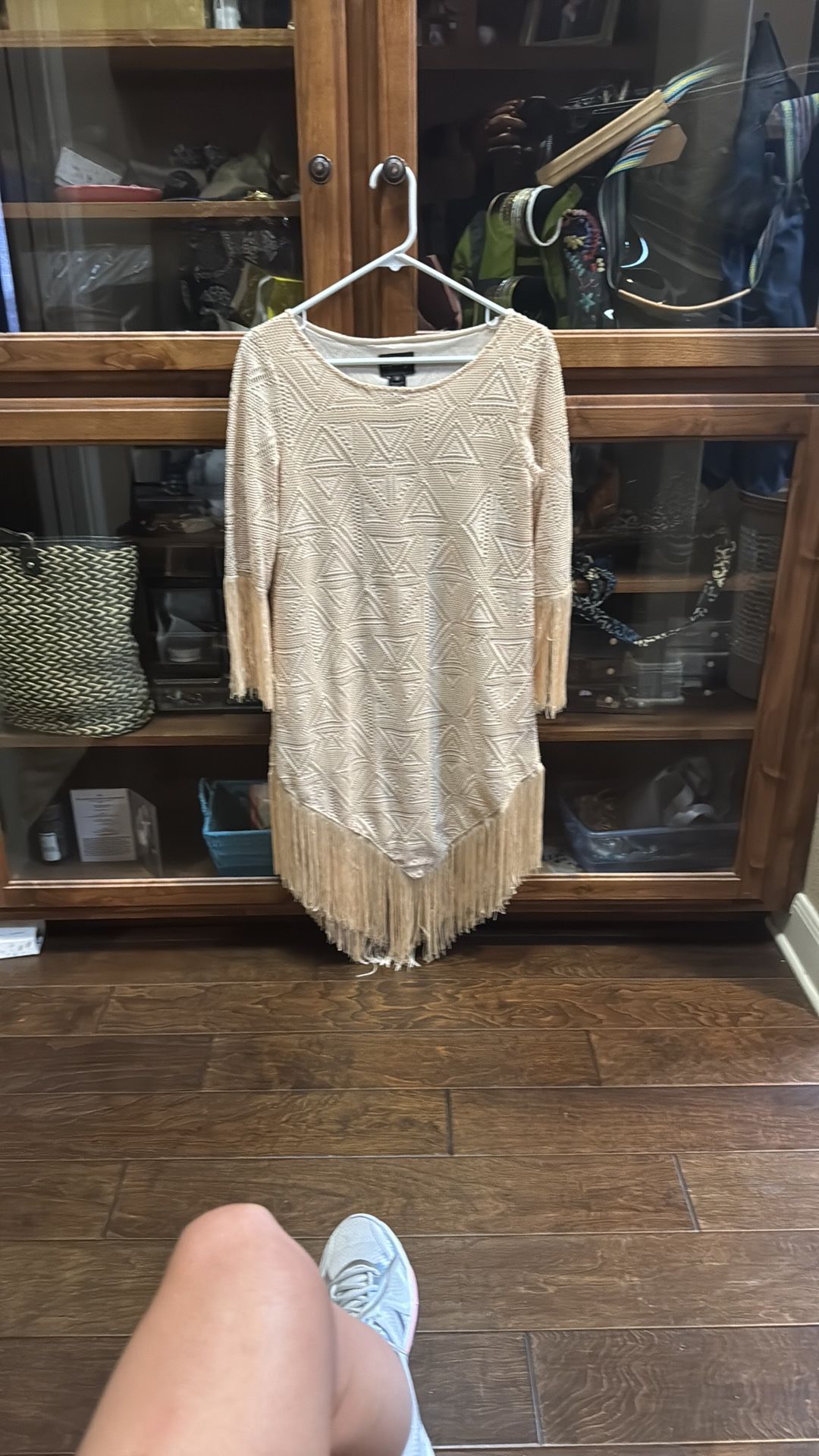 Ladies Dress W Fringe