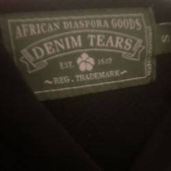 Denim Tears Cotton Wreath Hooded Sweatshirt 'Black Monochrome'
