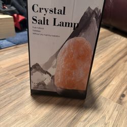 Betus [Natural Crystal Himalaya Salt Lamp Hand Carved on Wood Base with Dimmable Cord Light Bulb