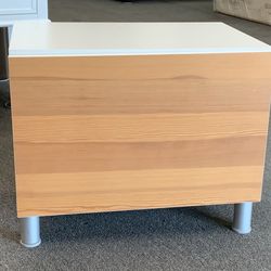 Cute Nightstand 2 Shelves