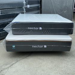 BRAND NEW  Nectar 4.0 Memory Foam  ✅ Medium firmness  ✅ 13 inch thickness  ✅ Trusted retailer  QUEEN mattress only $399 Mattress and box spring $450  
