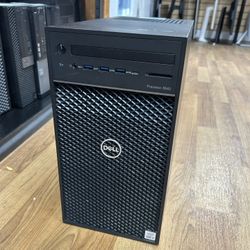 Dell Precision 3640 tower desktop computer core i7 10th gen 16GB RAM 2 hard drives (700GB SSD & 1TB HDD)