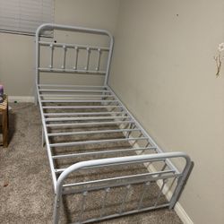 White Twin Bed Frame