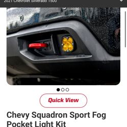 Chevy Fog Light Kit Baja Designs 