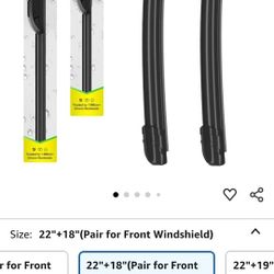 OEM Quality 22in + 18in Premium All-Season Windshield Wiper Blades