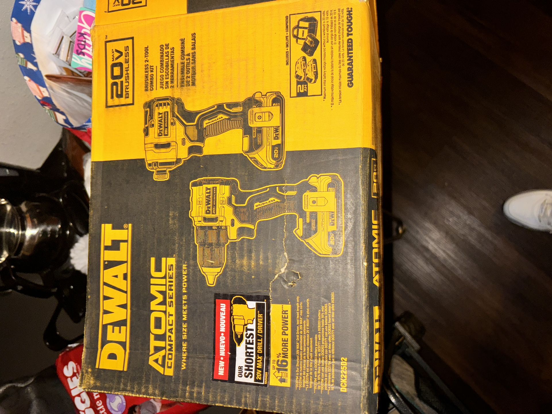Dewalt 20 V Impact And Real Set With Two Batteries And Charger 100$