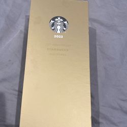 Starbucks Rhinestone Gold cup 