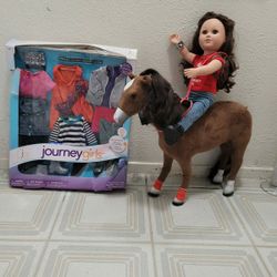 Doll And Horse Playset