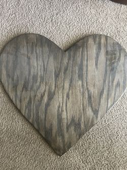 Large Wooden Heart shaped Board For Craft