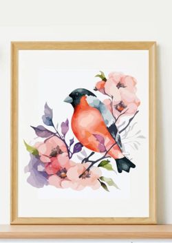 Beautiful Bird Frame 8× 11"