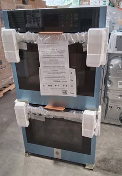 GE
27 in. Smart Double Electric Wall Oven with Self Clean in Stainless Steel NEW OPEN BOX ITEM
